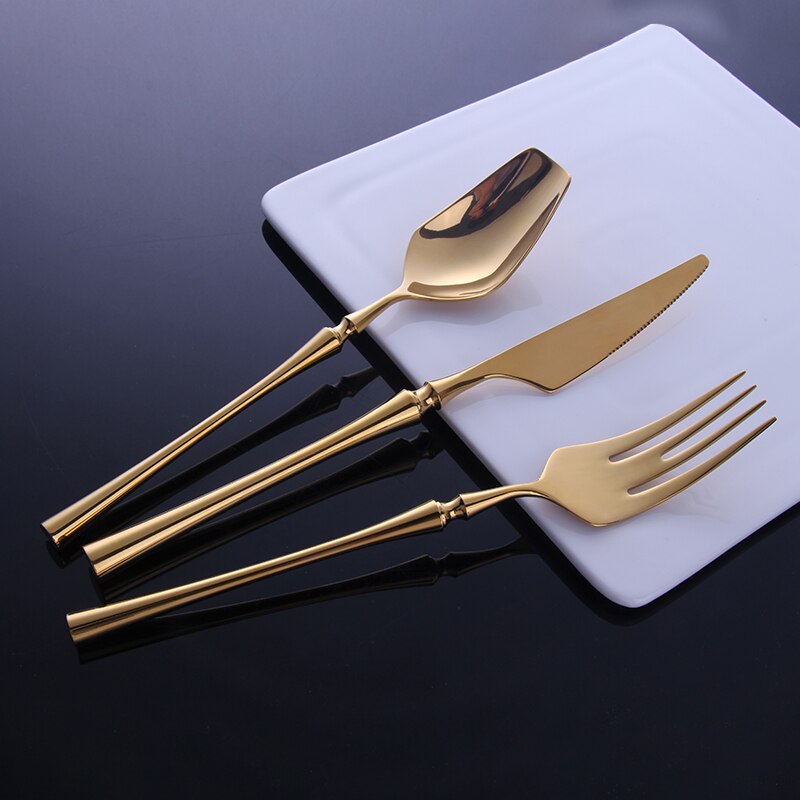 Gold Stainless Steel Cutlery Set