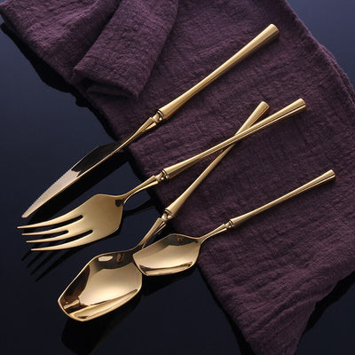 Gold Stainless Steel Cutlery Set