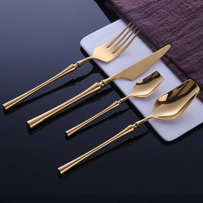Gold Stainless Steel Cutlery Set