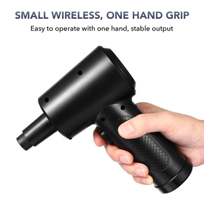 Electric Air Duster 51000RPM Brushless Cordless Compressed Cleaner Dust Air Blower Gun for PC Computer Keyboard Air Duster Gun
